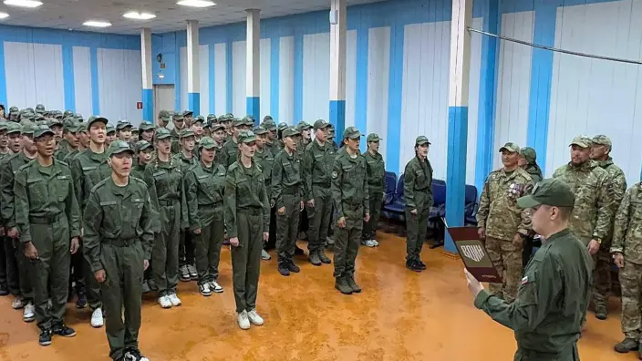 В Якутии состоялась первая в истории церемония посвящения в курсанты