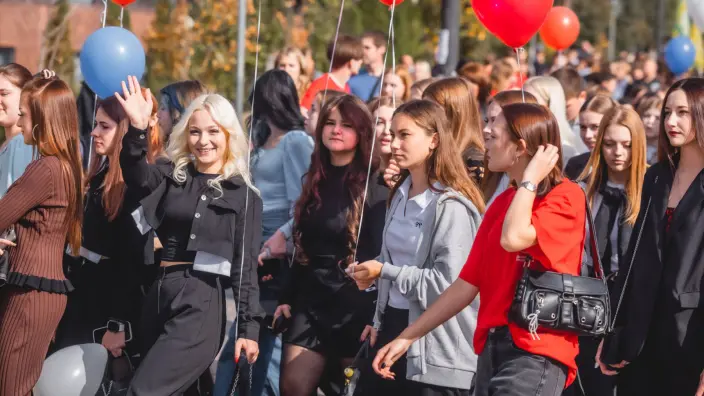 Впервые в Липецке состоялось городское посвящение в студенты
